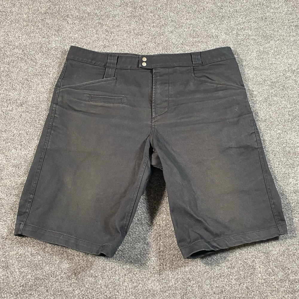 Nike SB Mens Size 36 Division Shorts Faded Black Canvas Skater Grunge Y2K
